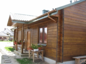 Budowa domu z drewna 96 m²